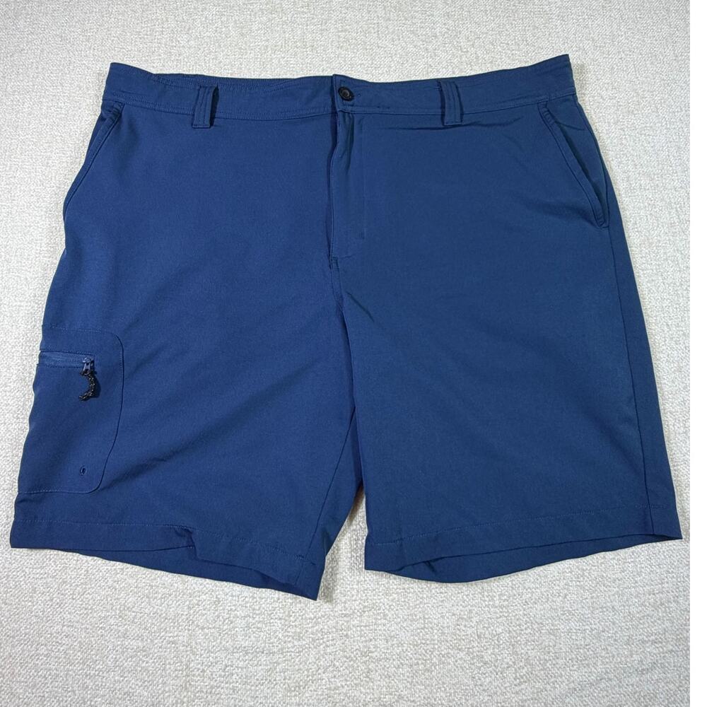 Magellan Men 44 Blue Fish Gear Athleisure Outdoor Lightweight Cruise Shorts